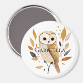 クリームオレンジフウ離れル マグネット (正面/裏面)