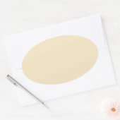 クリームオーバルステッカー 楕円形シール (封筒)