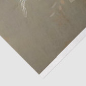 クリームカラーキャットティール(緑がかった色)ハットパールデコップページ 薄葉紙 (詳細)