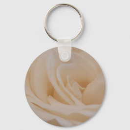 クリームカラーバラクローズアップ キーホルダー