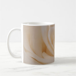 クリームカラーバラクローズアップ コーヒーマグカップ