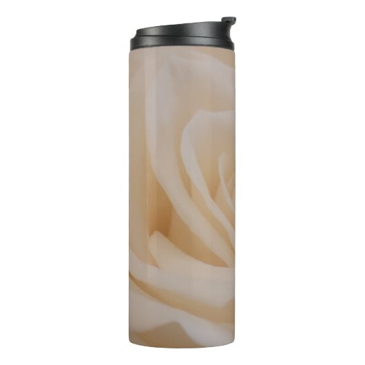 クリームカラーバラクローズアップ タンブラー (回転左)