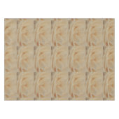 クリームカラーバラクローズアップ テーブルクロス (正面(横))