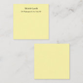 クリームカラープロフェッショナルユニーククラシカル エンクロージャーカード (正面/裏面)