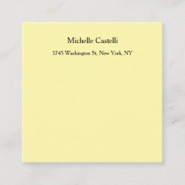 クリームカラープロフェッショナルユニーククラシカル エンクロージャーカード