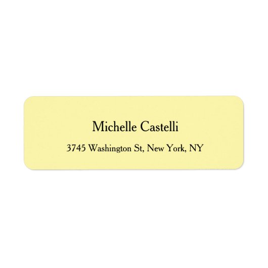 クリームカラープロフェッショナルユニーククラシカル ラベル (正面)