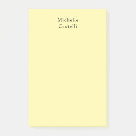 クリームカラーユニークプロフェッショナルクラシックお名前 ポストイット