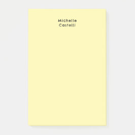 クリームカラーユニークプロフェッショナルクラシックお名前 ポストイット