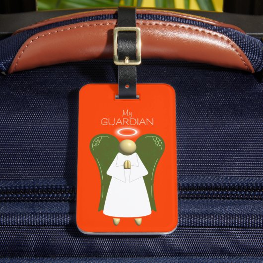 クリームガーディアンエンジェル（両面） ラゲッジタグ (正面インサイチュ2)