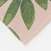 クリームガーデン調和大 フリースブランケット (角)