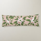 クリームガーデン調和:カメリアと緑 ボディピロー (裏面)