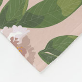 クリームガーデン調和 フリースブランケット (角)