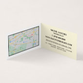 クリームキャット、獣医、獣医(詳細) 名刺 (内部)