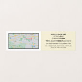 クリームキャット、獣医、獣医(詳細) 名刺 (内部フラット)