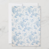 クリームクラシック伝統的ベビーシャワー招待状 招待状 (裏面)