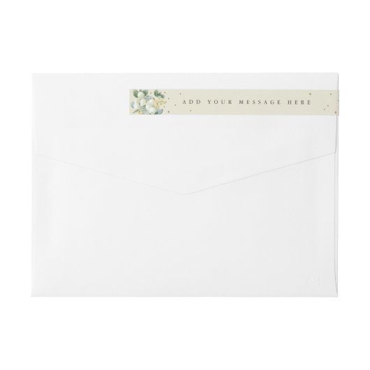 クリームクリスマススノーベリー+ユーカリスキニー ラップアラウンドラベル (裏面)