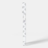 クリームグイタリアンレイハウンドかわいい犬と名前をカスタムする Case-Mate iPhoneケース (裏面 / 左)