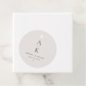 クリームグモダンリーンモノグラムアーストー結婚ン フェイバータグ (インサイチュ)