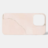 クリームグリッター大理石 iPhoneケース (裏面横)