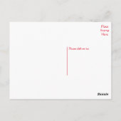 クリームグレイハウンドパピードッグノテ空白のカード ポストカード (裏面)