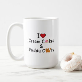 クリームケーキと猫が大好き コーヒーマグカップ