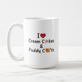クリームケーキと猫が大好き コーヒーマグカップ