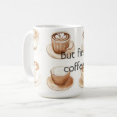 クリームコーヒーカップ コーヒーマグカップ (正面左)