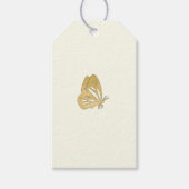 クリームサンキューユー結婚式の引き出物ラベル ギフトタグ (正面)