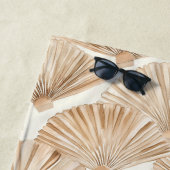 クリームサンドビーチファン ビーチタオル (インサイチュ)