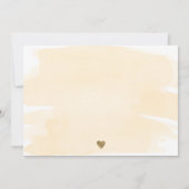 クリームシャンパンウォーターカラーマザーズデイブランチ 招待状 (裏面)