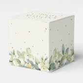 クリームスエレガントノーベリー+ユーカリブライダルシャワー フェイバーボックス (正面サイド)