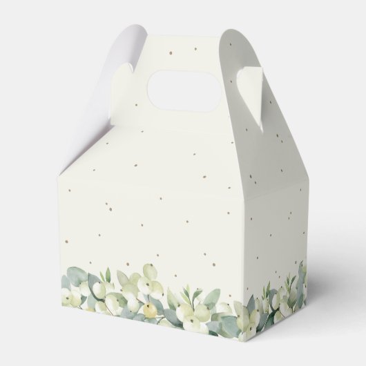 クリームスエレガントノーベリー+ユーカリ冬の結婚式 フェイバーボックス (裏面サイド)