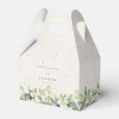 クリームスエレガントノーベリー+ユーカリ冬の結婚式 フェイバーボックス (正面サイド)