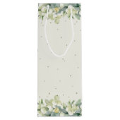 クリームスエレガントノーベリー+ユーカリ冬の結婚式 ワインギフトバッグ (裏面)