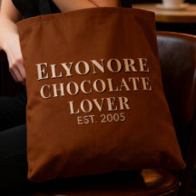 クリームスクリプトの名前入りチョコレートラバー設立年