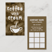 クリームスタンプカード付き《写真》ぼけ味 ロイヤリティカード (正面/裏面)