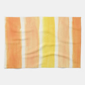 クリームストライプ鎌 キッチンタオル (横)