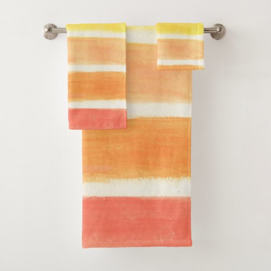 クリームストライプ鎌 バスタオルセット (インサイチュ)