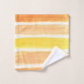 クリームストライプ鎌 バスタオルセット (ウォッシュタオル)