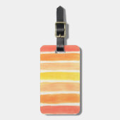 クリームストライプ鎌 ラゲッジタグ (正面縦)
