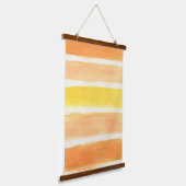 クリームストライプ鎌 吊り下げ型タペストリー (傾斜あり)