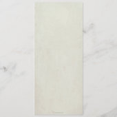 クリームスノーベリークリスマスディナーフラット4コース メニュー (裏面)