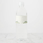 クリームスノーベリー+ユーカリスウィンターブライダルシャワー ペットボトルラベル (裏面)