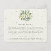 クリームスノーベリー+ユーカリブーケの方向 エンクロージャーカード (正面)