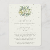 クリームスノーベリー+ユーカリブーケ披露宴 エンクロージャーカード (正面)