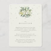 クリームスノーベリー+ユーカリブーケ披露宴 エンクロージャーカード (正面)