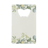 クリームスノーベリー+ユーカリ冬のウェディングミニ クレジットカード栓抜き (裏面)