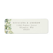 クリームスノーベリー+ユーカリ差出人住所 ラベル (正面)