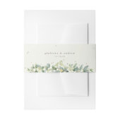 クリームスノーベリー+ユーカリ結婚スポートレート 招待状ベリーバンド (正面例)