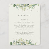 クリームスノーベリー+ユーカリ結婚ズリハーサル エンクロージャーカード (正面)